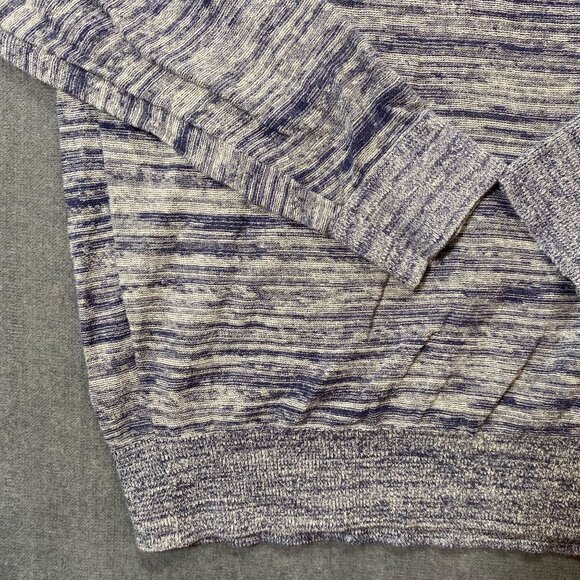 Abercrombie & Fitch Gray & Blue Marled Knit Light Sweater Womens Size Small - Picture 7 of 11
